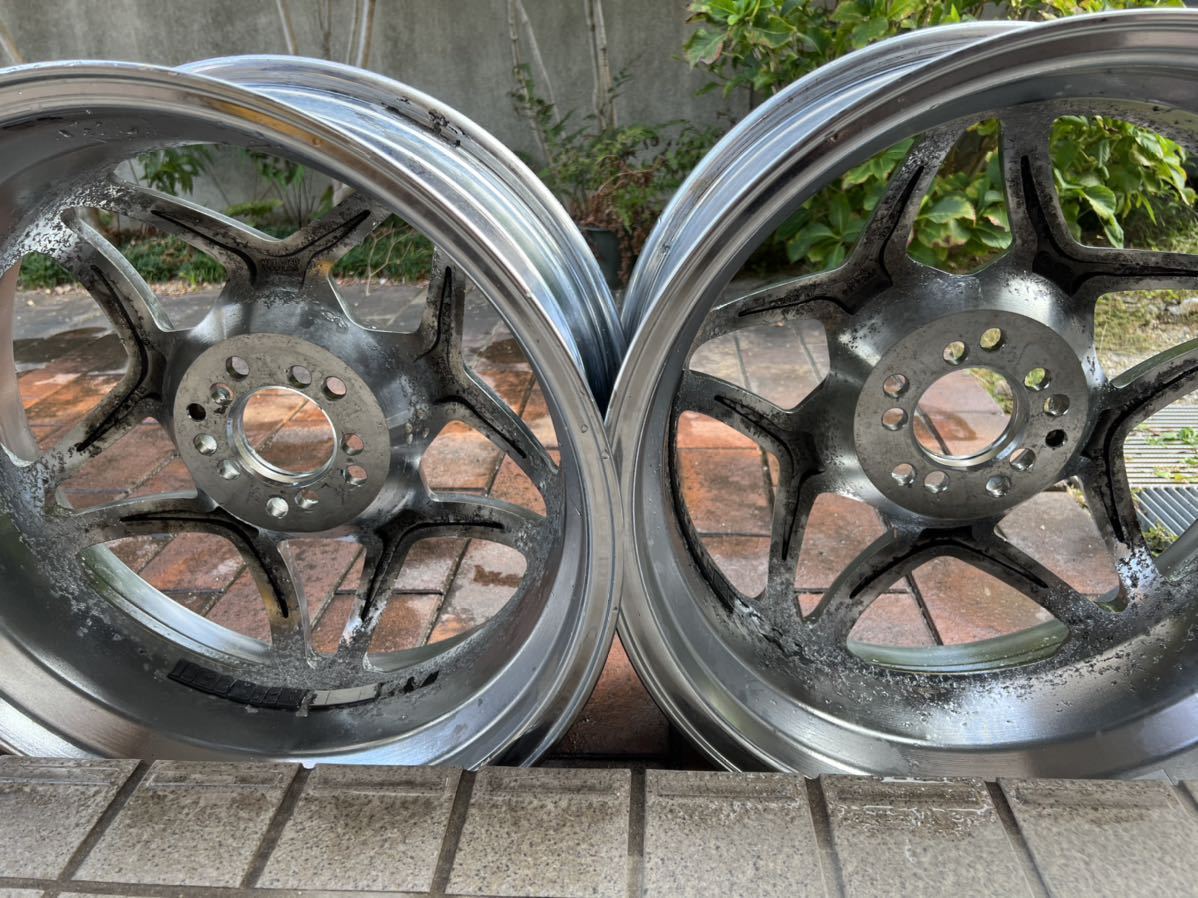 ZYOXX 18インチ 5穴 7.5j PCD100 ？ PCD114.3 ？マルチ スポコン JDM 
