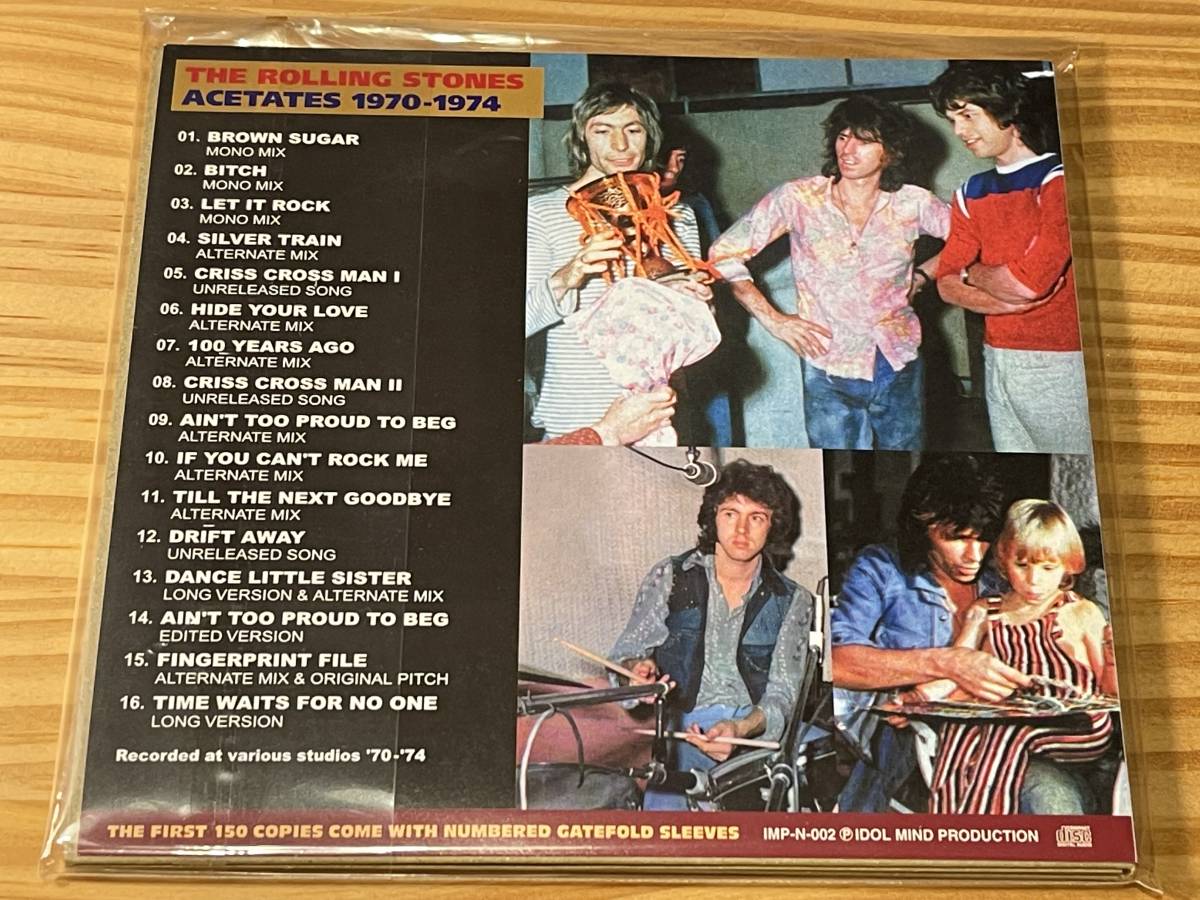 【送料無料，セール】 The Rolling Stones / Acetate 1970-1974 IMP-N-002 1CD / 限定150 / /(Rolling Stones)｜売買されたオークション情報、yahooの商品情報をアーカイブ公開 - オークファン R
