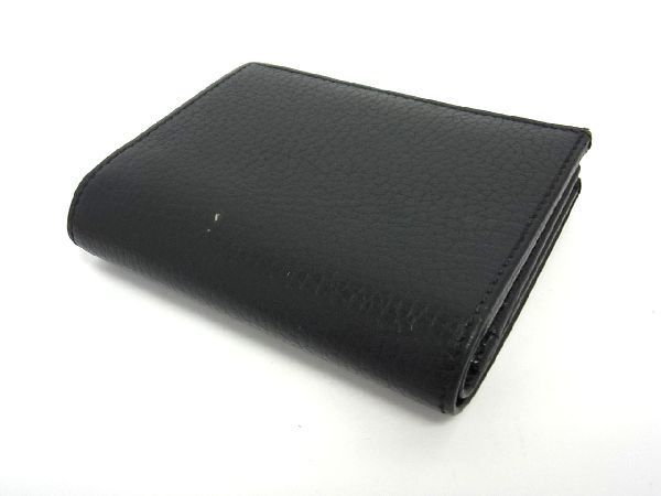 1円 □美品□ GUCCI グッチ 456126 0416 GGマーモント レザー 二つ折り