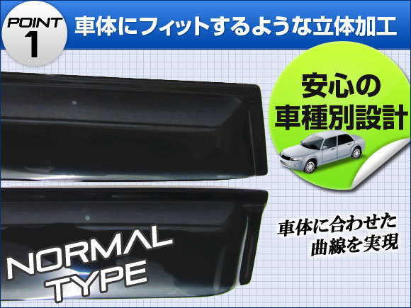 サイドバイザー 入数：1セット(4枚) AP APSVC092 スズキ用 4枚