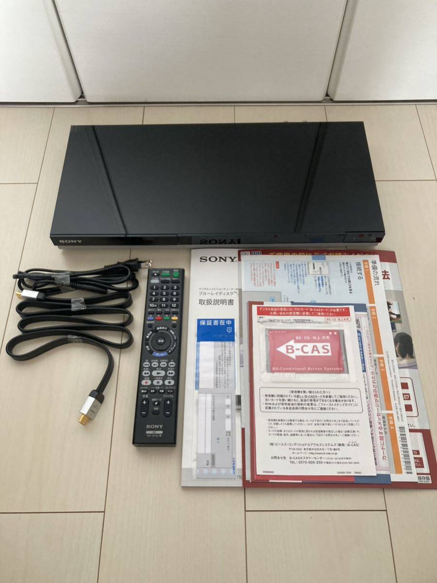 【中古】SONY BDZ-XW1000 SONY ブルーレイ ブルーレイディスクレコーダー ジャンク品 ソニーブルーレイレコーダー 動く