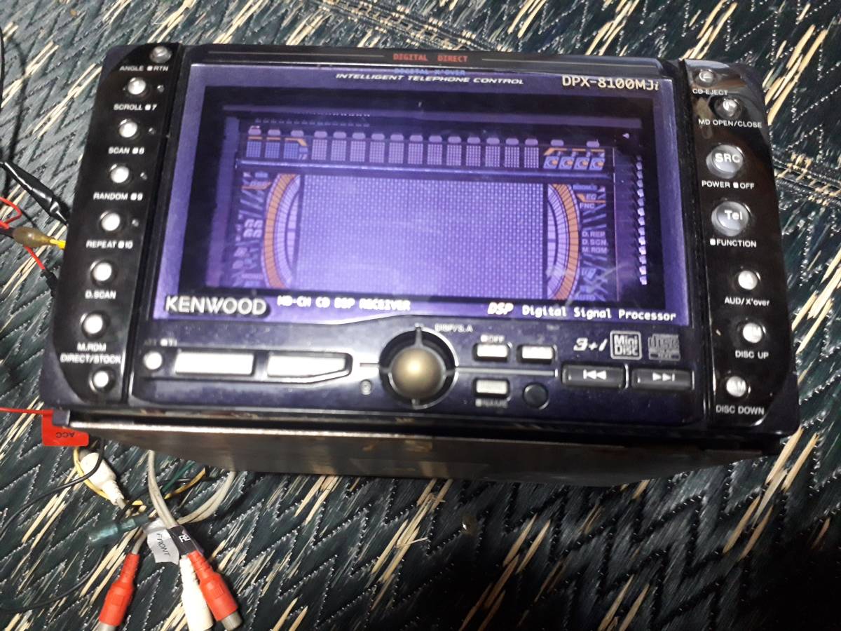 KENWOOD ケンウッド カーステ オーディオ 当時物 CD/MD デッキ 3＋1MD