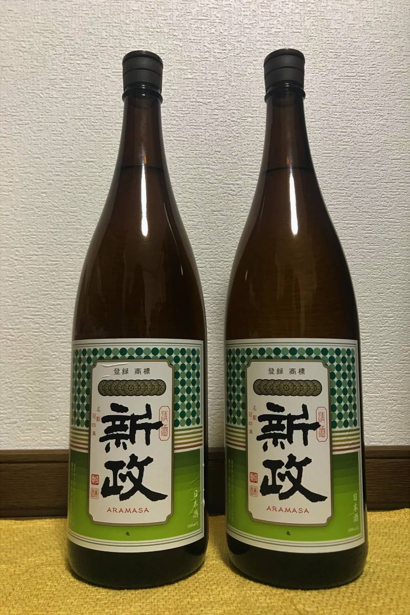 2本セット】新政 グリーンラベル 1800ml 秋田県内限定 NO.6 ナンバー