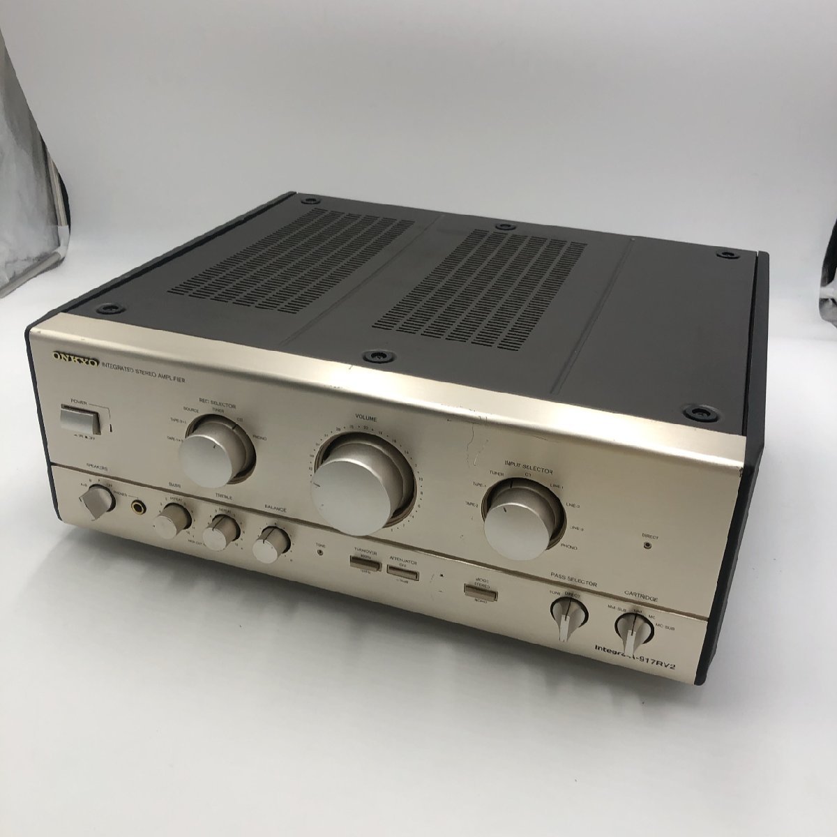ONKYO オンキョー Integra ステレオ プリメインアンプ A-917RV2 動作