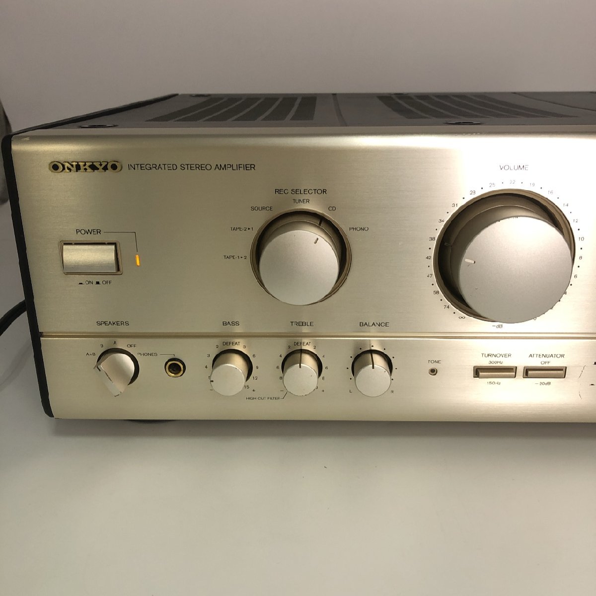 ONKYO オンキョー Integra ステレオ プリメインアンプ A-917RV2 動作
