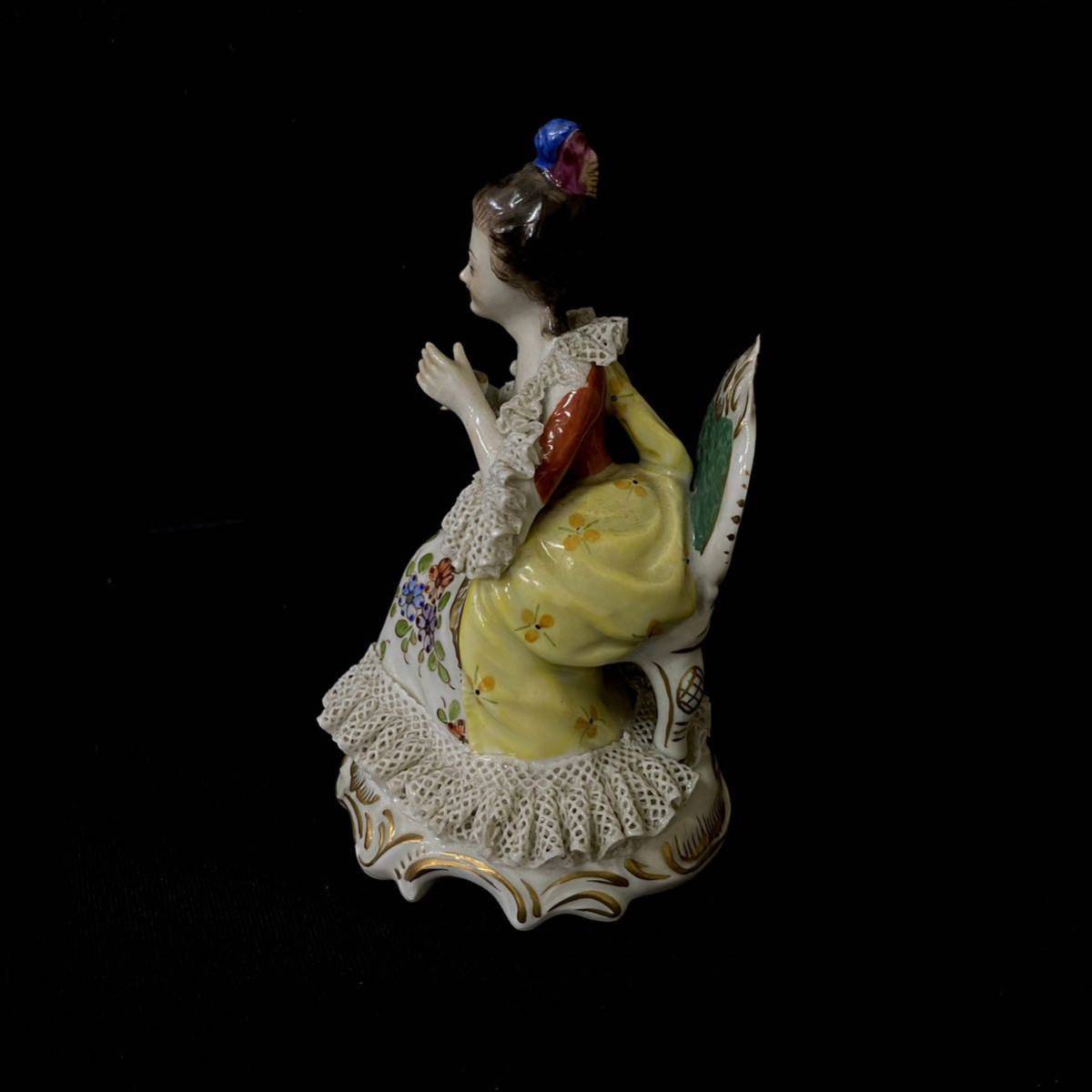 Volkstedt porcelain レースドール フィギュリンドイツ製 フォルクス