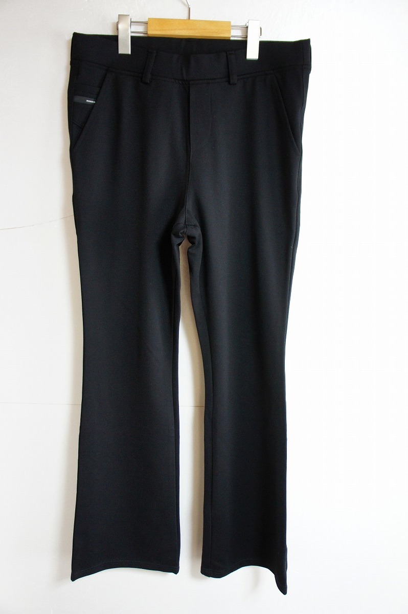 美品 RESOUND CLOTHING リサウンドクロージング FLARE EASY PANTS RC23-BT-025 ブーツカット フレア パンツ 2 黒 ブラック 928M