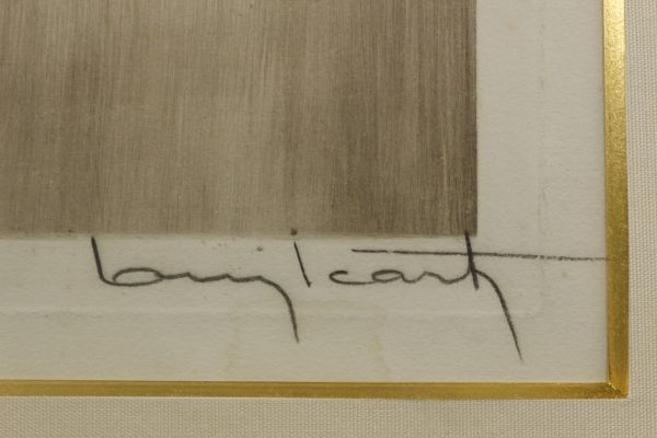 LIG】真作保証 ルイ・イカール Louis Icart 「カサノヴァ」 銅版画 