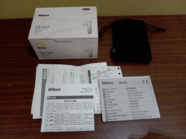 ジャンク Nikon スピードライト SB-N7 (ブラック) ストロボ SB-N7BK SB-N7 Nikon スピードライト SB-910 unit 動作確認済みカメラヤ送料390円