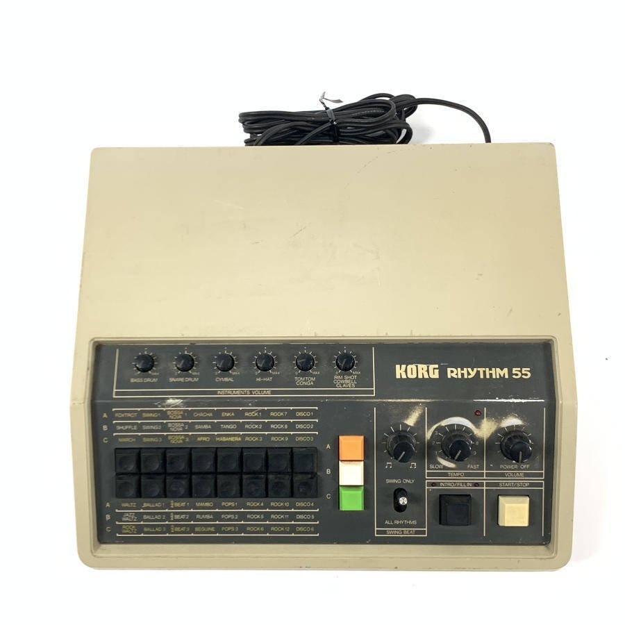 低価，品質保証 KORG KR-55 コルグ リズムマシン ジャンク品(リズムマシン)｜売買されたオークション情報、yahooの商品情報をアーカイブ公開 - オークファン リズムマシン
