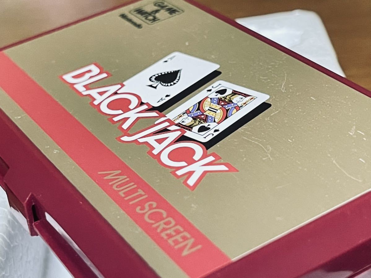 元箱付！Nintendo GAME&WATCH BJ-60 BLACK JACK/ ブラックジャック