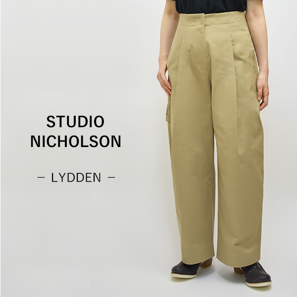 【定番，安い】 国内正規品 定価49 500円 STUDIO NICHOLSON LYDDEN PEACHED COTTON TWILL VOLUME PLEAT PANTS 0 S #JD0494 14(Sサイズ)｜売買されたオークション情報、yahooの商品情報をアーカイブ公開 - オークファン Sサイズ