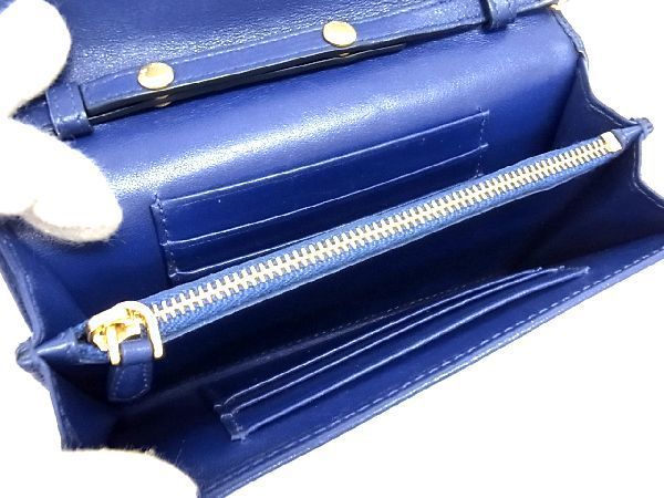 1円 PRADA プラダ 1M1437 テスートナイロン×レザー キルティング 2WAY ショルダーウォレット ミニバッグ 財布 ブルー系 AD3148Ck プラダ PRADA 1円 ブラック系 BG9904 NERO