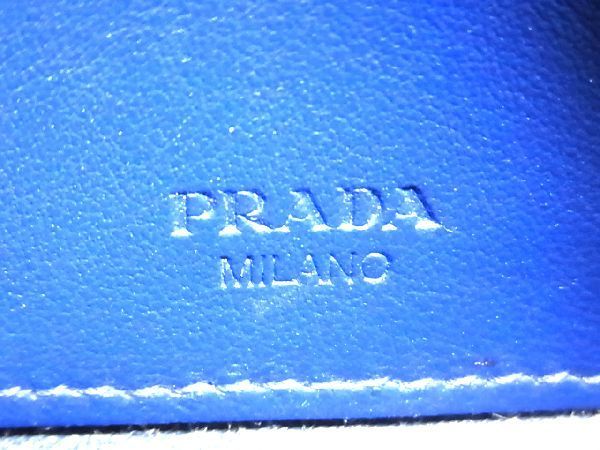 1円 PRADA プラダ 1M1437 テスートナイロン×レザー キルティング 2WAY ショルダーウォレット ミニバッグ 財布 ブルー系 AD3148Ck プラダ PRADA 1円 ブラック系 BG9904 NERO
