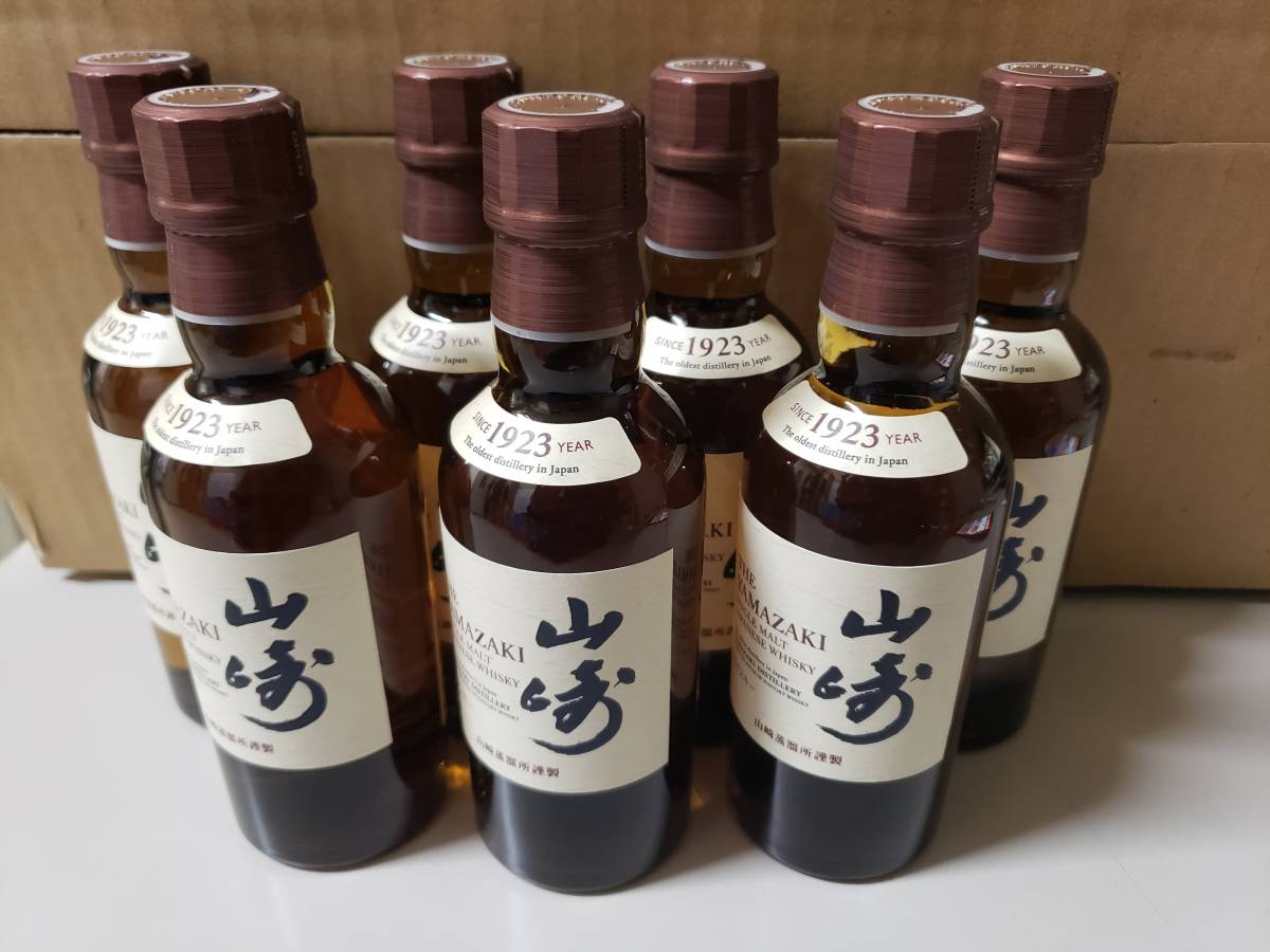 ◇サントリー シングルモルト ウイスキー 山崎 180ml 7本セット