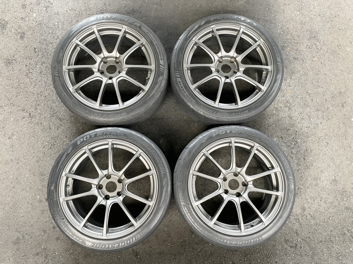☆WedsSport ウェッズスポーツ SA-55M マットグレー 18インチ 8J +35 