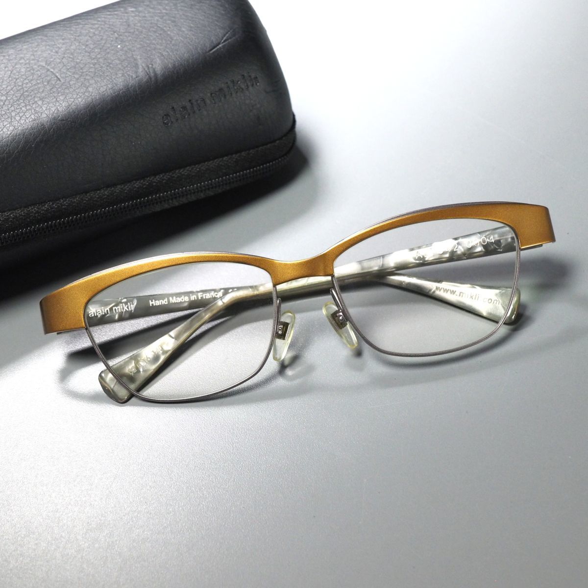 GL8276：フランス製*alain mikli/アランミクリ*AL1042*メタル  