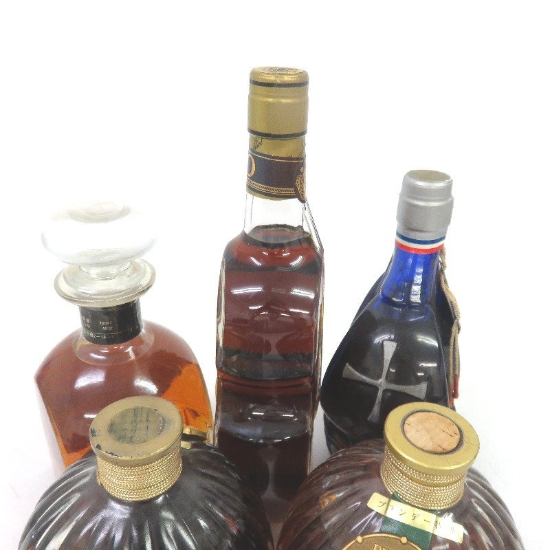 新作入荷，低価】 フレンチブランデー 5本セット 700/760ml 箱なし