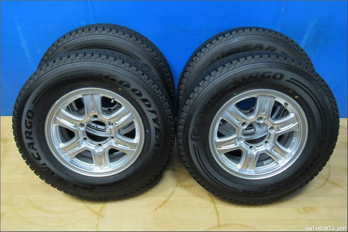 4404グッドイヤー 195/80R15 LT スタッドレスタイヤWEDS 15×