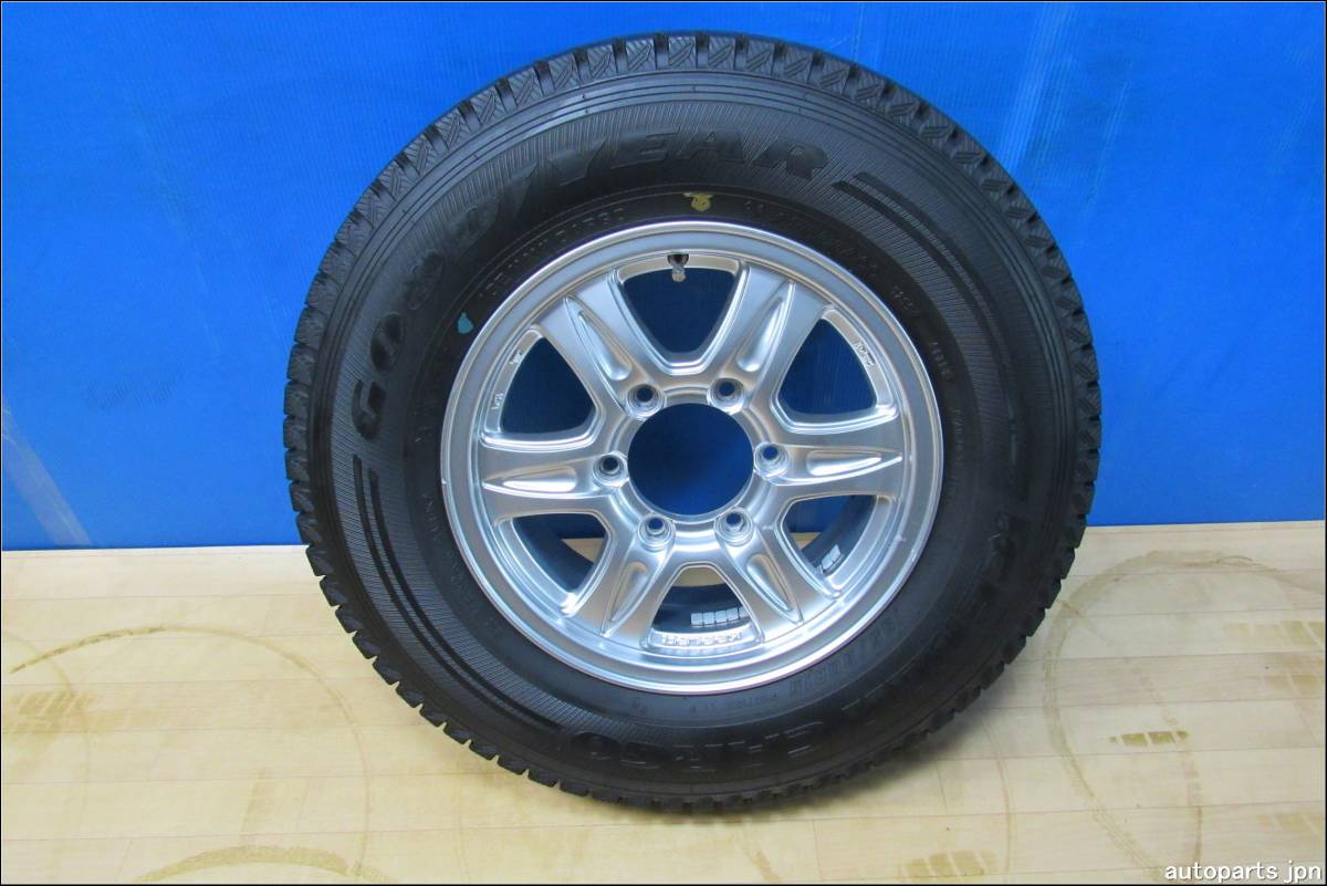 グッドイヤー スタッドレスタイヤセット 195/80R15 アルミハイエース4 