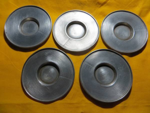 茶托 純錫 茶道具 5客 茶器 本錫製 共箱 公式通販 煎茶道具