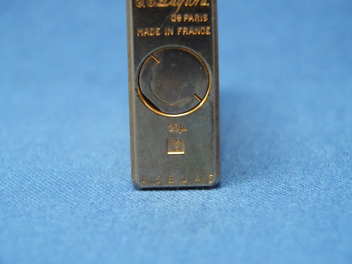 デュポン Dupont 20μ de ガスライター ライター ヴィンテージ ゴールド 