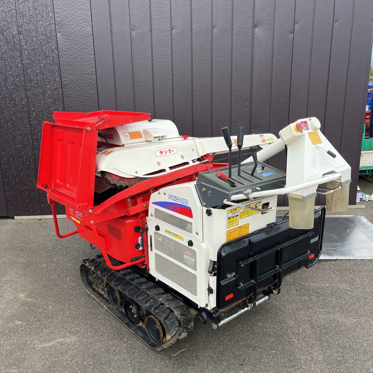 ヤンマー PKG80 ハーベスター 長野 PKG80・中古☆整備済み 自動脱穀機 