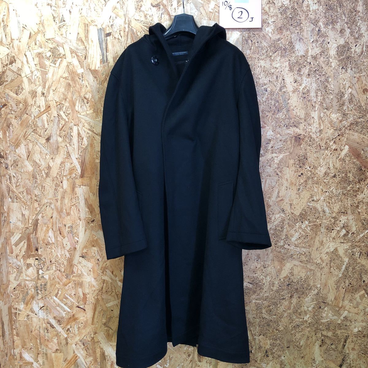 [じ EC]Yohji Yamamoto REGULATION MEN メンズ フリーサイズ オーバーサイズ コート アウター 黒 ブラック Ys