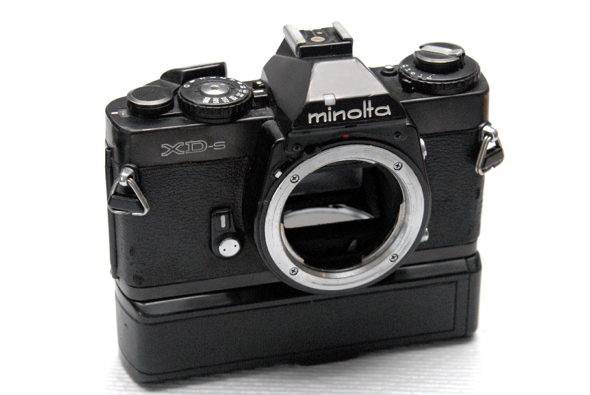 MINOLTA ミノルタ 人気の高級一眼レフカメラ XD-s黒ボディ +（純正