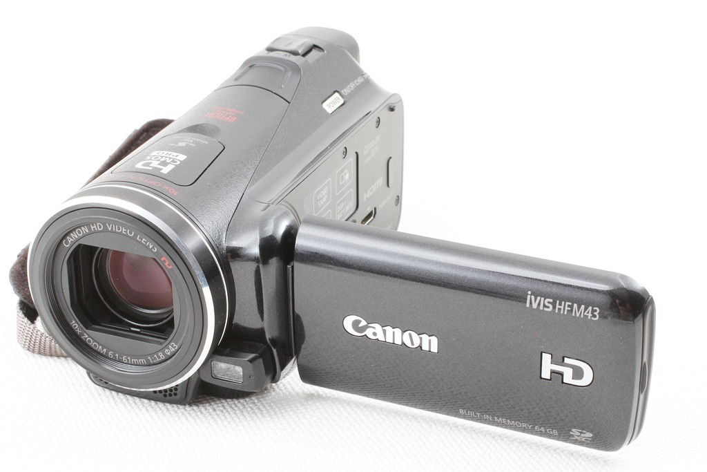 極上品☆ CANON キャノン ivis HF M43 64G 内蔵メモリー ビデオカメラ