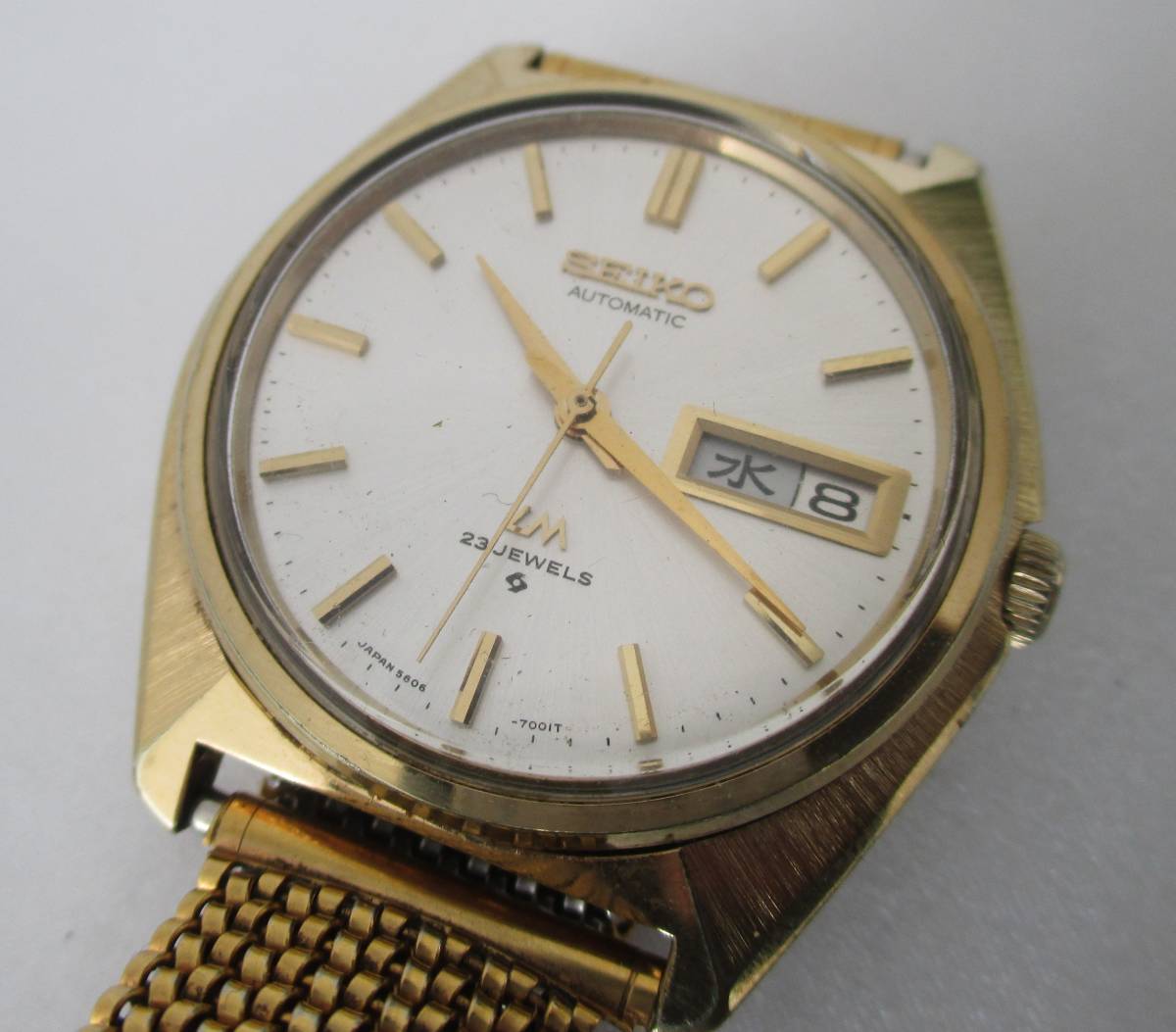 稼働品 SEIKO セイコー LM ロードマチック 23石 5606-7000 国鉄 記念品