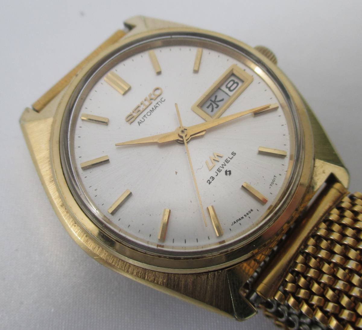 稼働品 SEIKO セイコー LM ロードマチック 23石 5606-7000 国鉄 記念品 