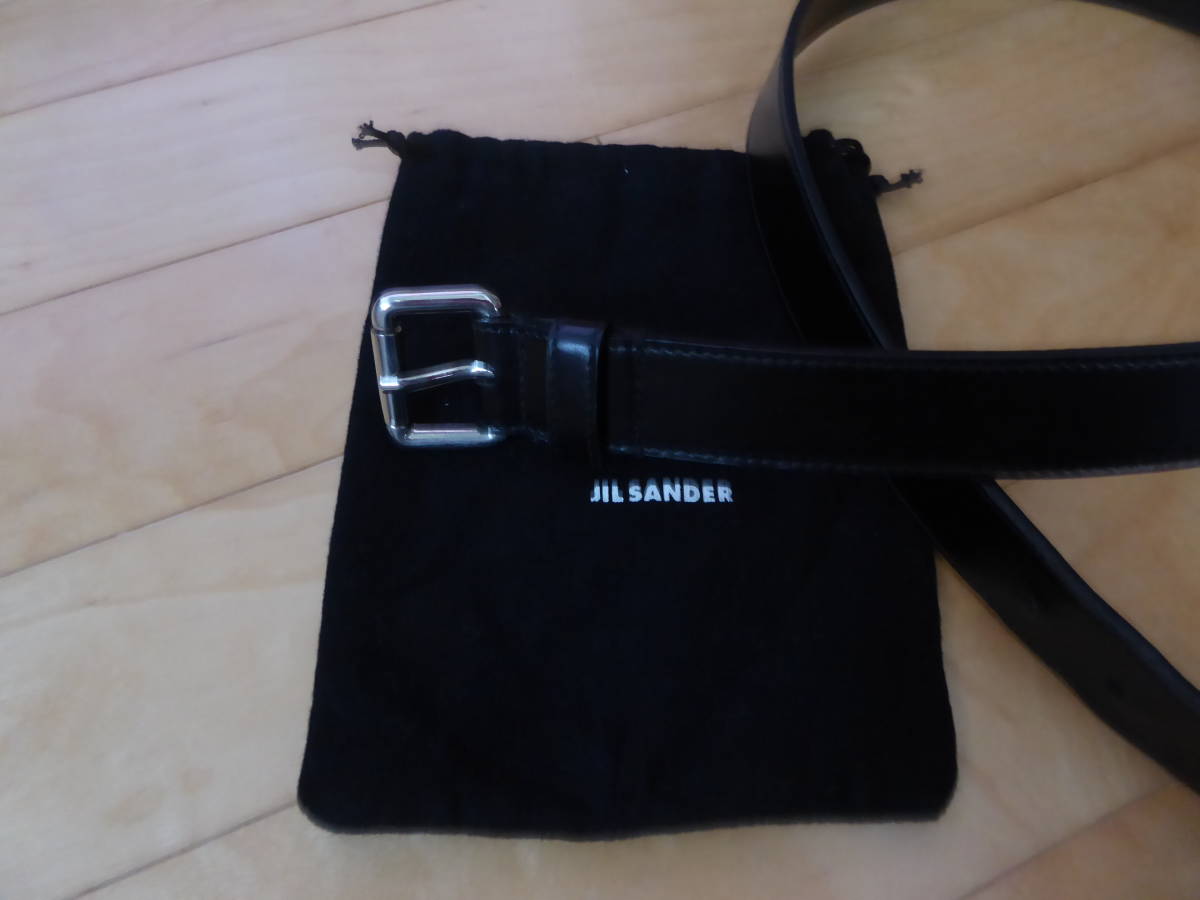 JIL SANDER ジルサンダー　イタリア製ダークブラウン　ワイドレザーベルト レディース [新品]JIL SANDER ジルサンダー レザーベルト BELT