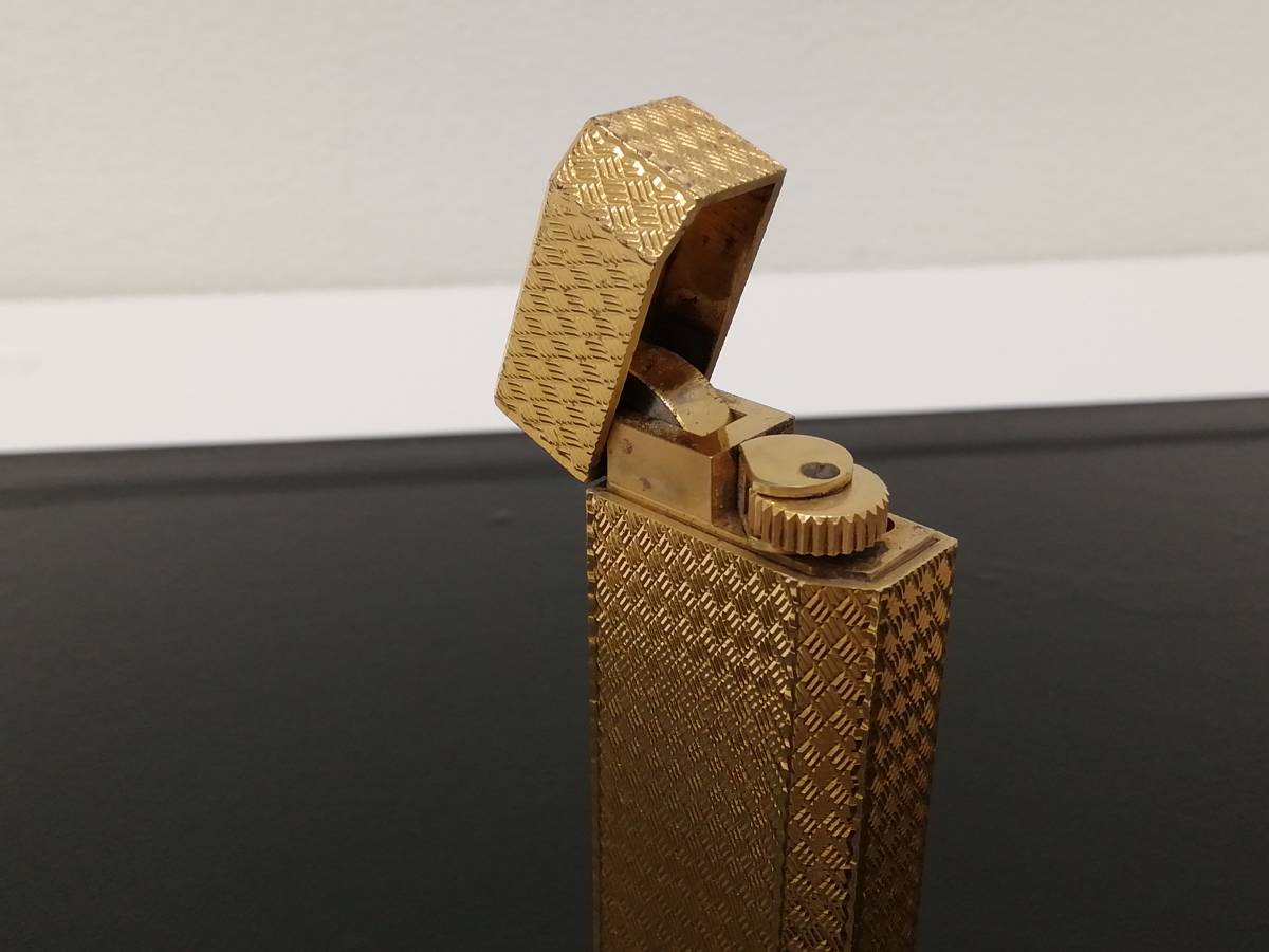 Cartierライター　ゴールド系　5面体