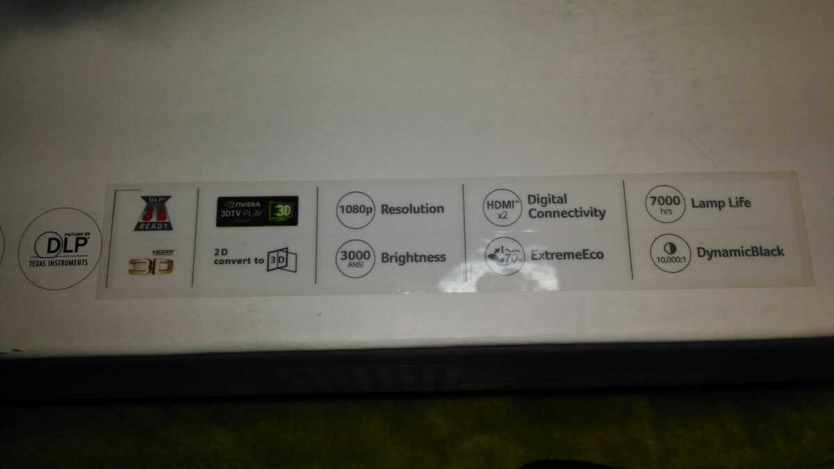 acer H6510BD プロジェクター 2014年購入中古 Acer H6510BD DLP Specs