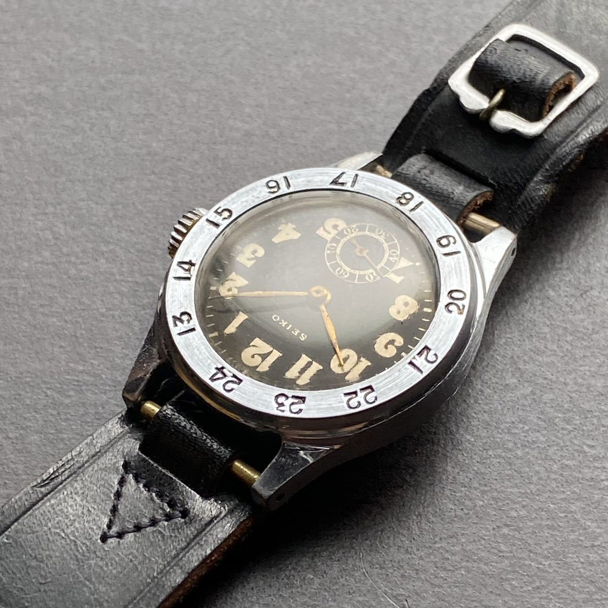 希少 ☆ 精工舎 セイコー SEIKO 1930年代〜 モリス9型 戦前 全数字