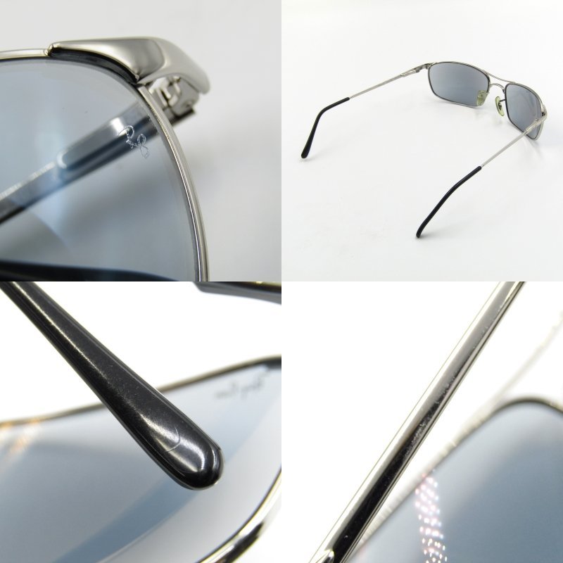 Ray-Ban レイバン サングラス RB3132 RAPTOR 003-46 ラプター スクエア ばね丁番 シルバー 65003118 ...