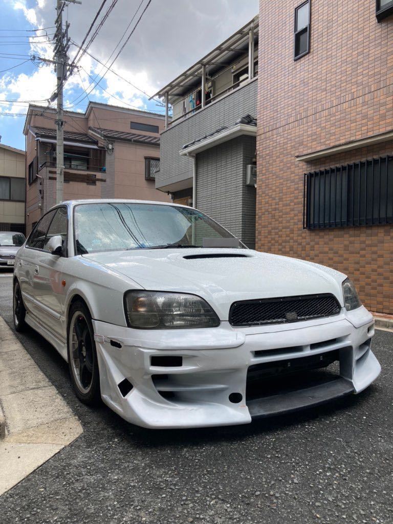 スバル レガシィB4 BE5 BH5 ワンオフバンパー フロントバンパー ダムド