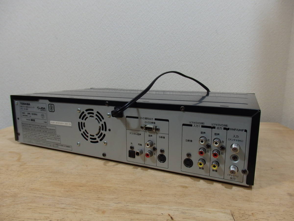 美品！ VHS→DVDダビングOK！ 東芝 TOSHIBA D-VR7 VHS一体型