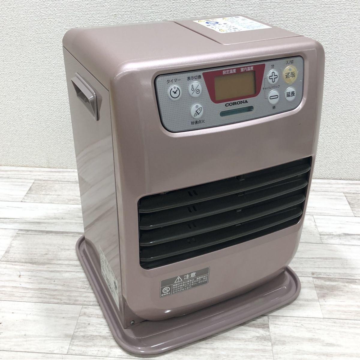 美品 CORONA(コロナ) 石油ファンヒーター ローズメタリック FH-M2518Y 