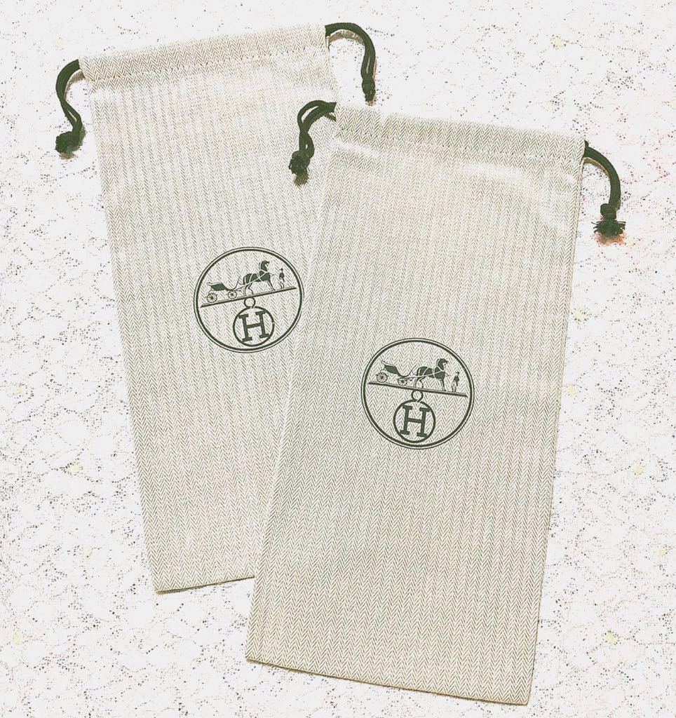 エルメス 保存袋 新品 HERMES 保存袋 43 45cm 巾着袋 dustbag 正規品