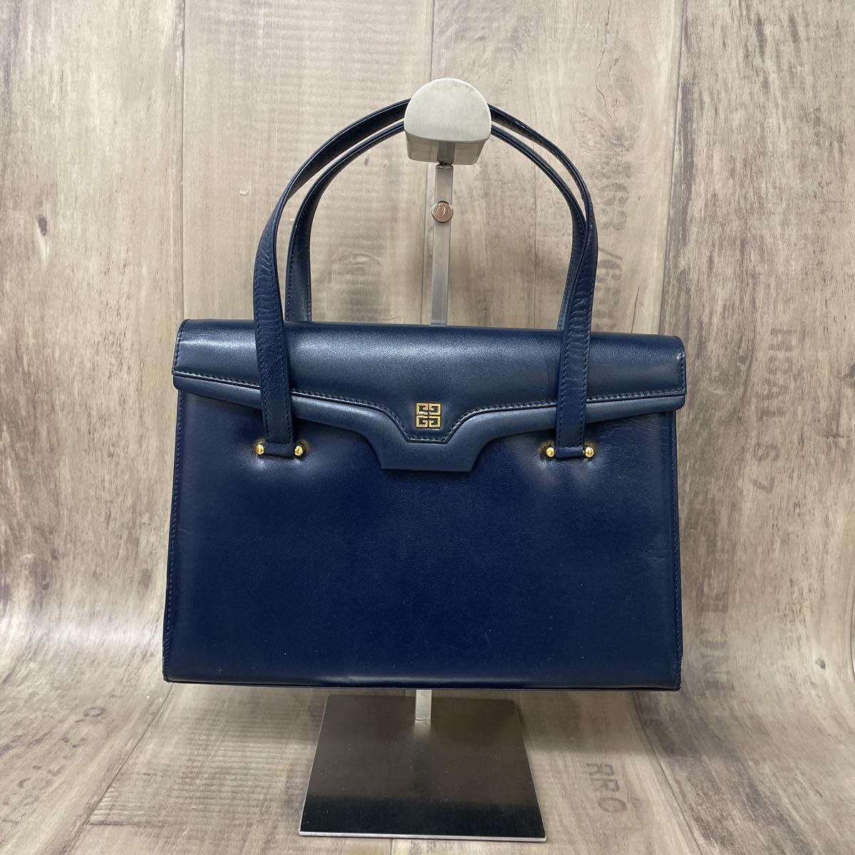 Givenchy ジバンシー ハンドバッグ 本革 レザー レディース 紺 楽天 