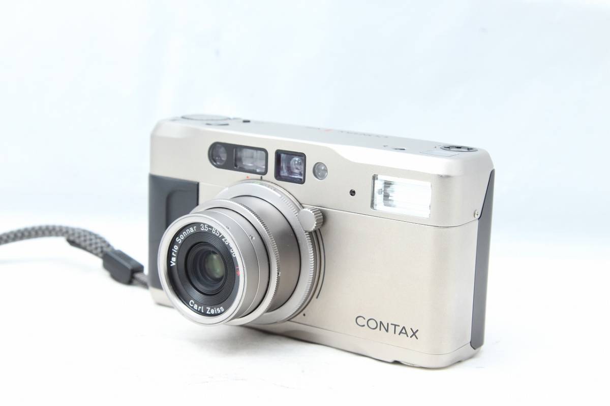 動作好調☆CONTAX TVS コンパクトフィルムカメラ Carl Zeiss Vario