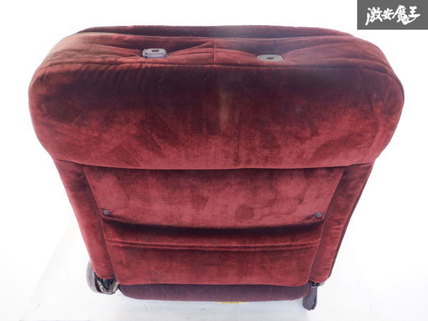 トヨタ 純正 GX71 マーク2 後期 シート 座席 赤系 左 左側 助手席側