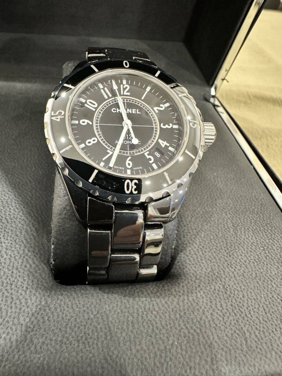 極美品 CHANEL J12 38ミリ自動巻 H0685 シャネル メンズ最高級腕時計 