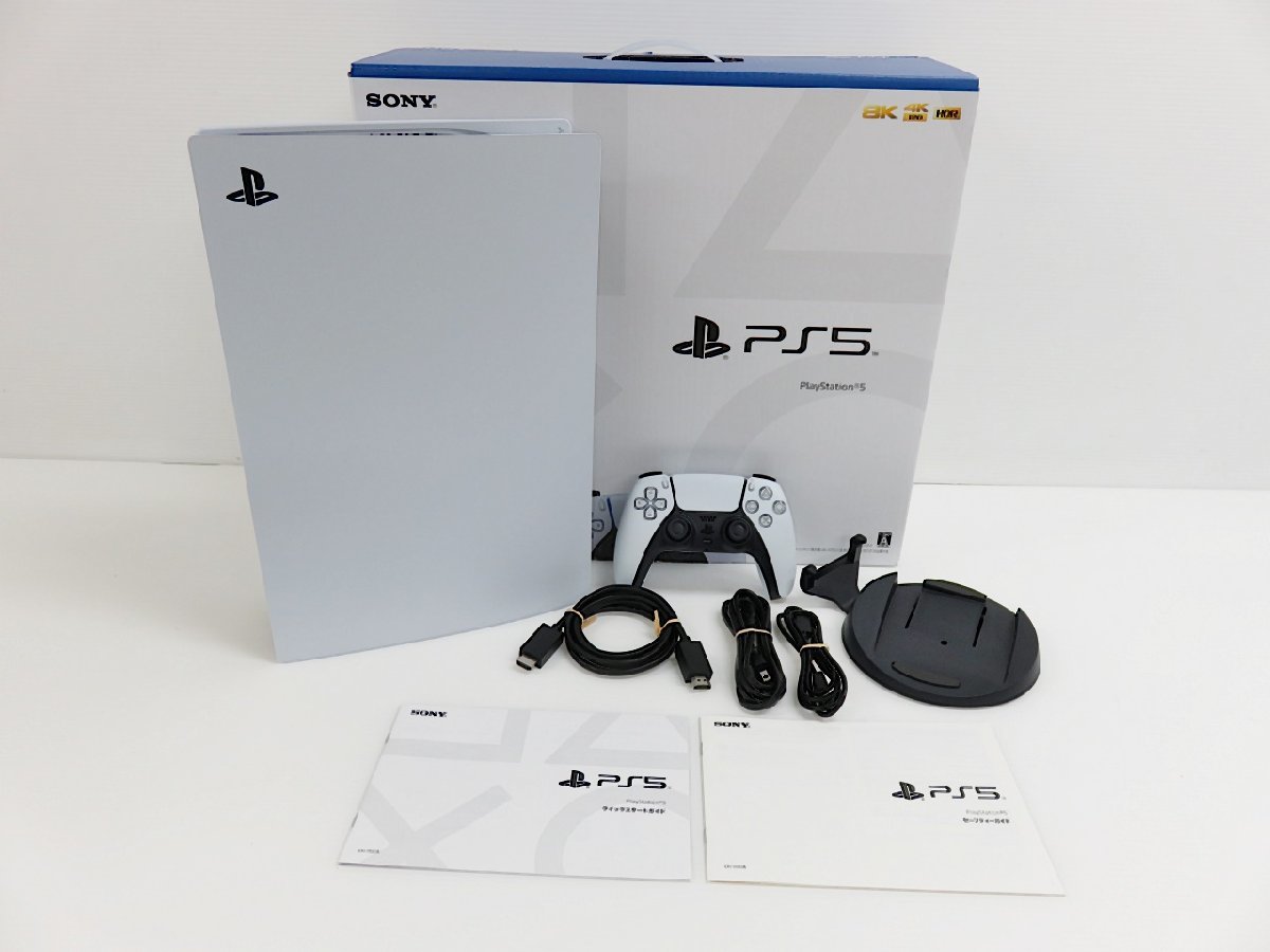 新作登場，SALE 1円スタート 4D-410-012-3 SONY ソニー PlayStation5 PS5 プレイステーション5 ディスクドライブ CFI-1100A 825GB(PS5本体)｜売買されたオークション情報、yahooの商品情報をアーカイブ公開 - オークファン PS5本体