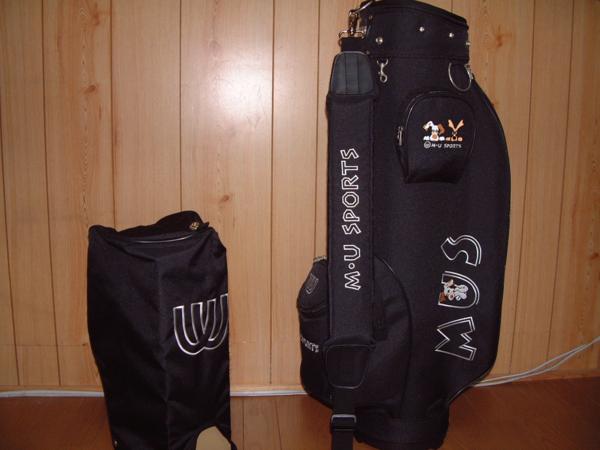 訳有り MU・SPORTS MUS ウエサコ キャディバッグ 黒 スポーツ別 用具
