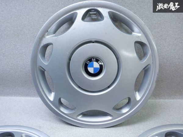 BMW 純正 15インチ スチール用 ホイールキャップ 3枚 ホイールカバー 