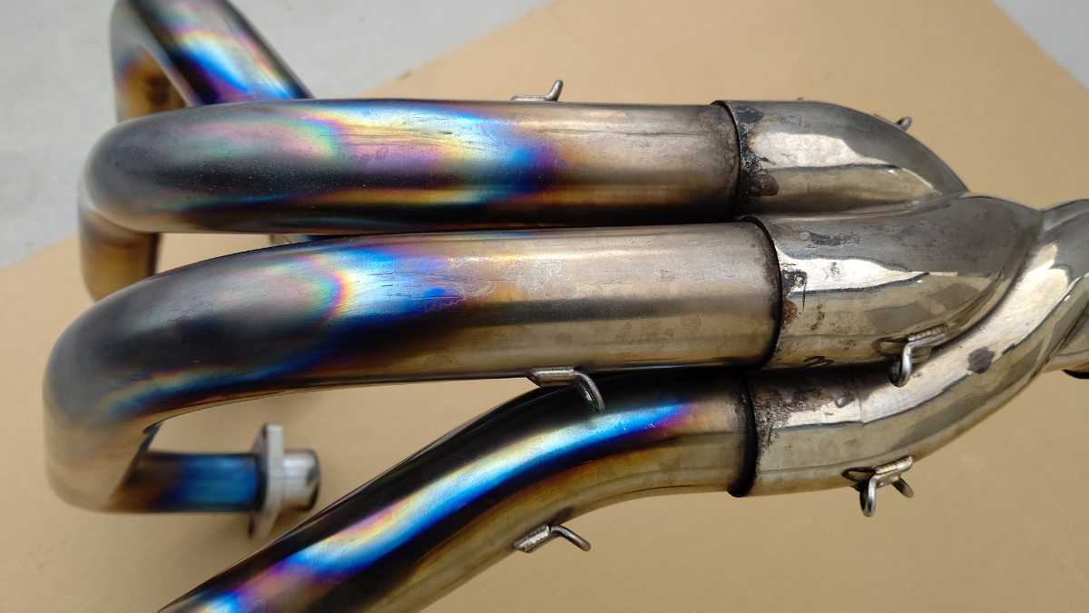 XJR1200 1300 ノジマ ファサーム チタンマフラー スパイラルコレクター