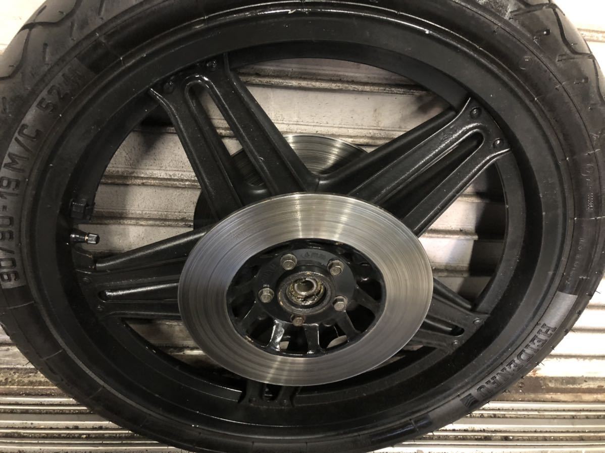 極上 確実実働 CB400N CB400T 裏コムスター フロントホイール ダブル